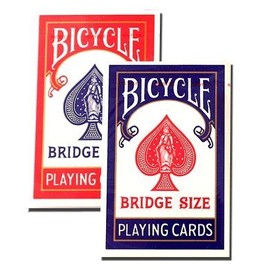 Pailing Technologies BICYCLE 86 Riderback Playing Cards Red/Blue Bridge Size 2 Deck Shrink Pack