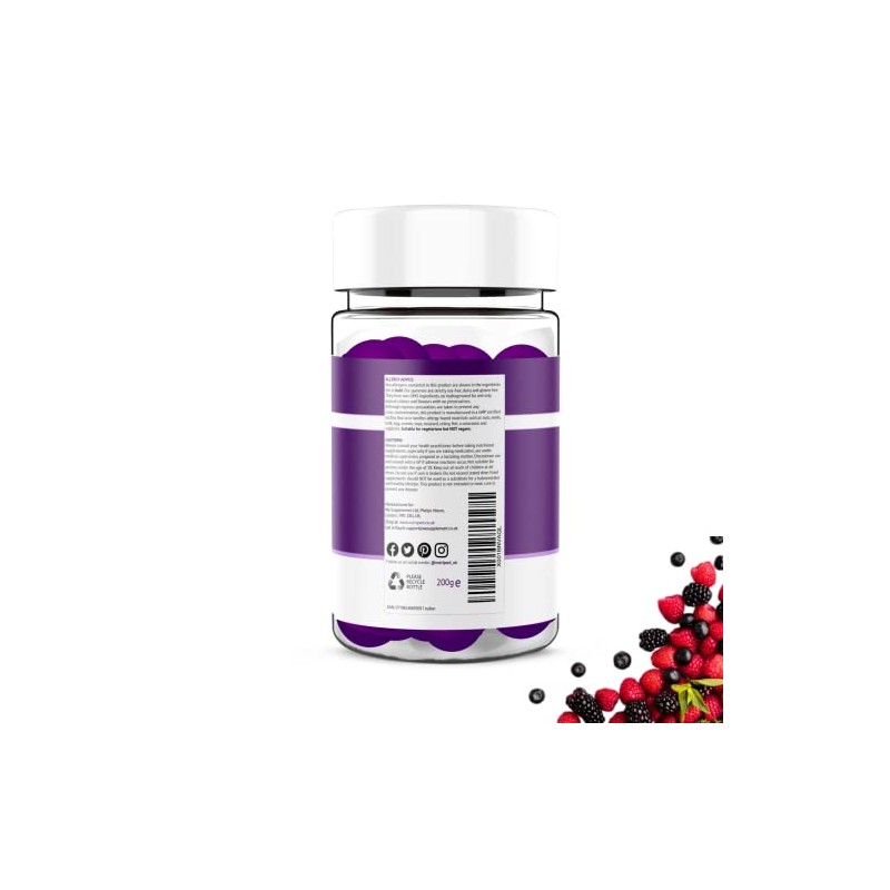 Hair Skin & Nails Gummies – Biotin Gummies with Zinc