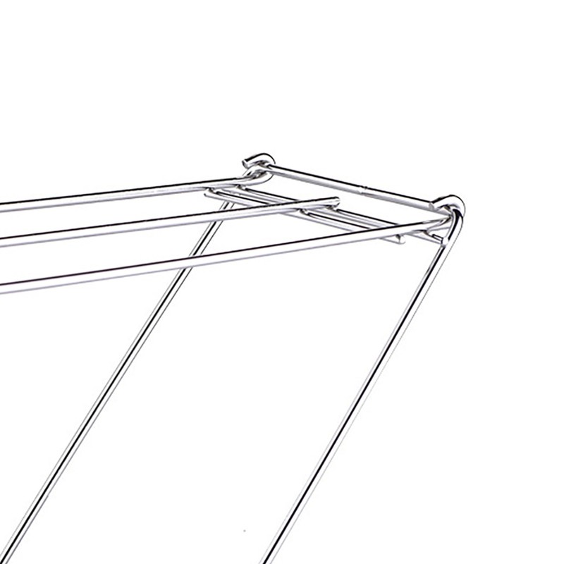 Foldable Floor Towel Holder Stainless Steel Z Shaped 3 Bars