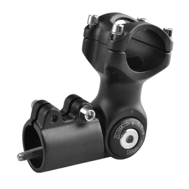 TRIWONDER - Vástago ajustable 25.4 31.8 60 mm, 80 mm, 93 mm, 100 mm, 0-90 grados, ajustable, para bicicleta de montaña, bicicleta de carretera, BMX (31.8 x 60 mm)