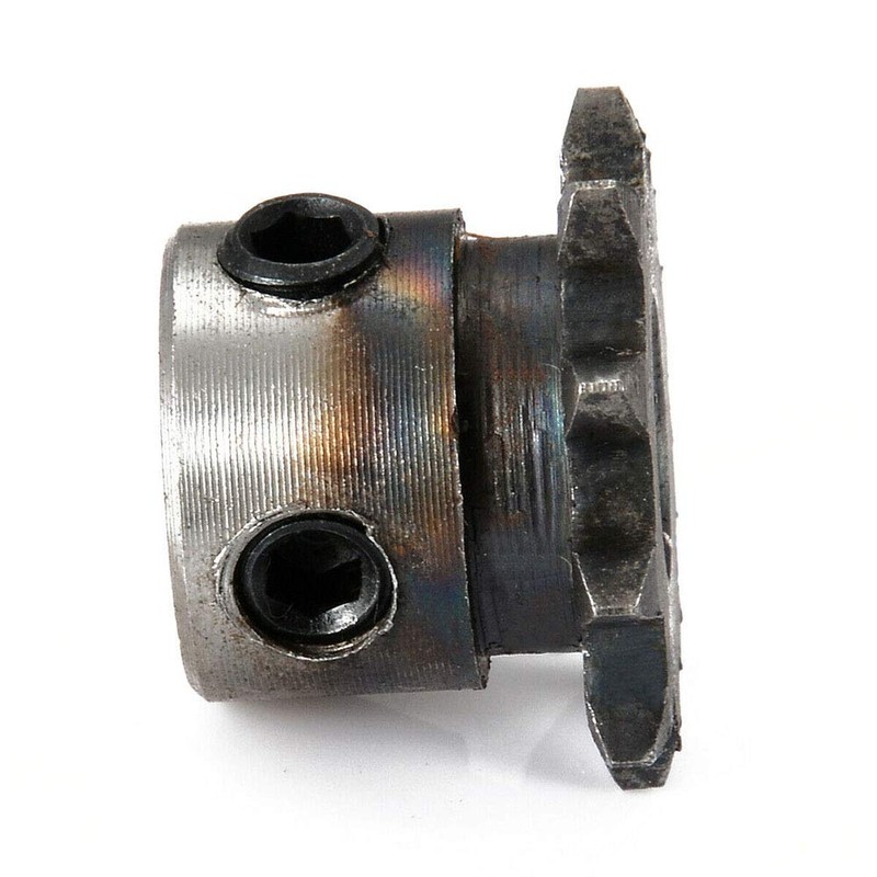 Acxico 2Pcs 8mm Bore 10 Teeth 10T Metal Pilot Motor