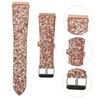 Gatuida 2pcs Pu Glitter Watchband for Series Wrist Strap Stylish