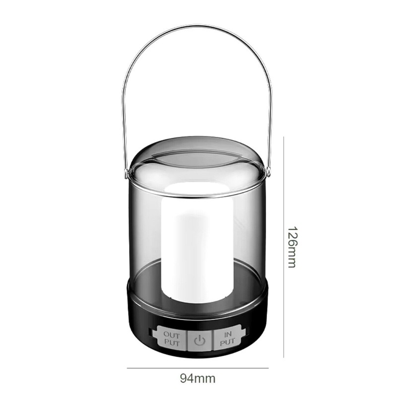 Smart Gear Solutions 3 Piece Set USB Rechargeable Electric Lamp