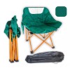 Plasticocina Silla Plegable Portátil Para Campamento Jardín Playa Verde