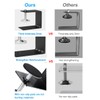 6 Pcs C Clamps, Drawer Front Installation Clamps, Cold-Rolled Steel
