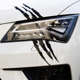 Finest Folia Devil Cut Tiger Claws Sticker Car Truck Black K053