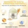 Scalp Scrub with Rice Extract & Hyaluronic Acid, 2-in-1 Exfoliating