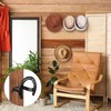DoubleFill 5 Packs Cowboy Western Hat Rack Cowboy Hat Holder