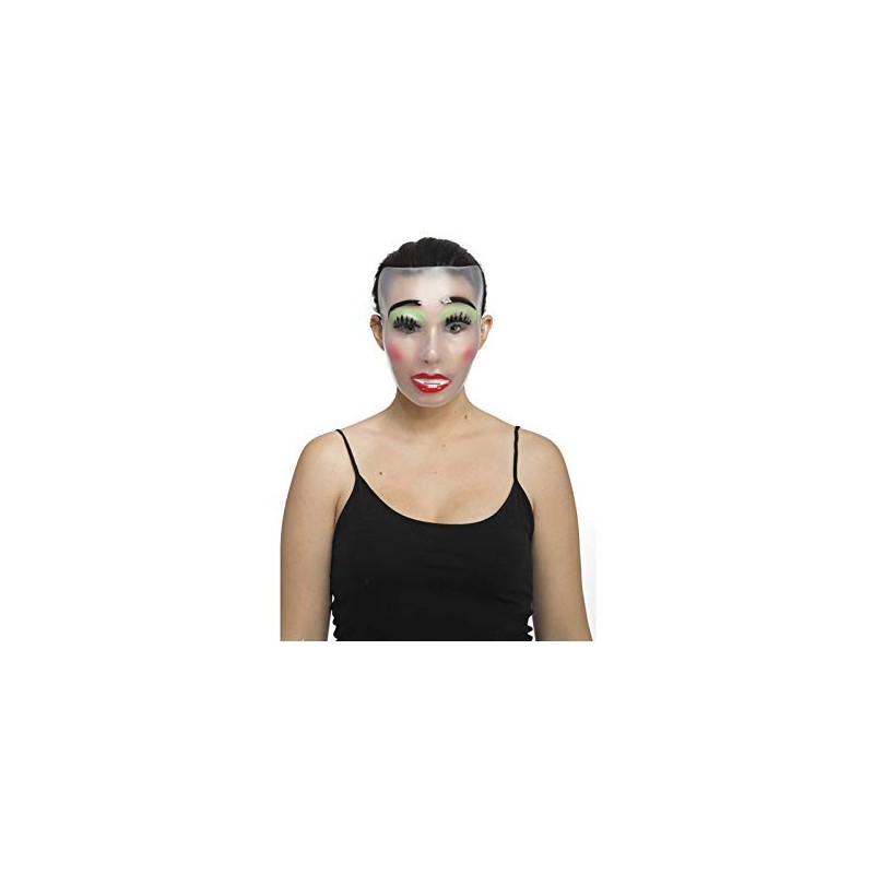 viving costumes viving costumes204566 transparent women's mask (one size)
