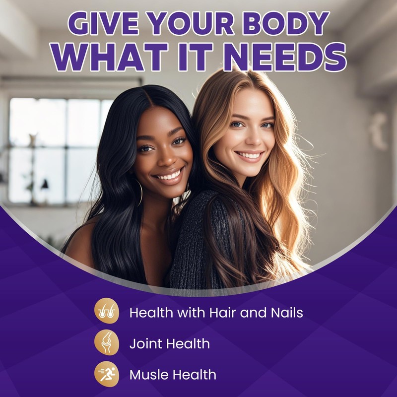 MEGNETA Collagen & Biotin Supplement - Support Hair, Skin &