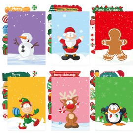 Fancy Land Christmas Cards with Envelopes and Stickers 18pcs Holiday Cards DIY Christmas Cards Making Kit Make Your Own Christmas Cards