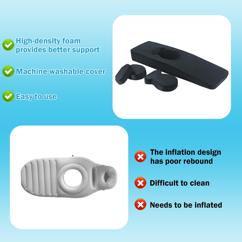 ROYALAY Pregnancy Pillow for Stomach Sleepers with Hole, 70in Full
