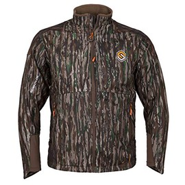 ScentLok Mens Hunting Clothes - Taktix Full Season Water Repelling and Odor Adsorbing Camo Hunting Jacket (Realtree Original, Medium)
