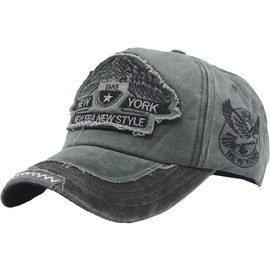 White Fang CZ188 Hat, Cap, American Casual, Brim, Cool, Vintage Outdoor, Men's, Women's,, Black