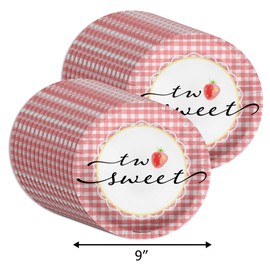 Birthday Galore Sweet One Fruit Party Supplies (Two Sweet Strawberry, 32 Piece)