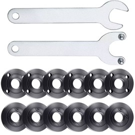 Hozzwhoo 12pcs Angle Grinder Flange Nut Wrench Set, 6 x 5.5 in, 14cm
