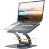 Nulaxy 360° Rotating Laptop Stand for Desk, Ergonomic Notebook Riser