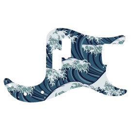 wd Pickguard For Fender Made In Mexico Standard Precision Bass Japanese wave