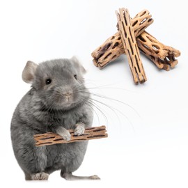 SubstrateSource Natural Cholla Wood - Driftwood for Aquariums, Air Plant Base, Hermit Crab and Freshwater Shrimp Hideout, Fish Tank Decoration, Chinchilla Chews, Reptile Habitat Wood - 4 Inch, 3pc