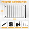 32.5 Inch Heavy Duty Adjustable Outdoor Metal Deck Gate with
