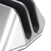 Dual Laptop Stand Vertical 3D Curved Appearance Aluminum Alloy Adjustable