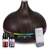 Essential Oil Diffuser Humidifier Ultrasonic Aromatherapy Diffuser with 4 Timer