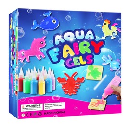 YNIEHNOY Magic Water Elf Toy Powder Refill-24 Magic Gesl&6 Water Elf Powder–Make Your Own Water Pets & Squishy Toys–Fun Summer DIY Craft Kit, Birthday Gifts & Party Favors for Kids Ages 3+﻿