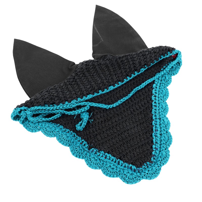 Horse Ear Net Bonnet Soft Comfortable Breathable Knitted Horse Fly