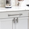 Coinkoly 10 Pack 5"(128mm) Brushed Satin Nickel Cabinet Pulls Knurled