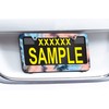 BARON-JEWELRY Tie Dye License Plate Frame Holder
