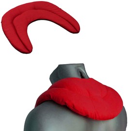 Cherry Stone Neck Pillow with Chambers - Cherry Red - Neck Pillow - Heat Cushion for Neck