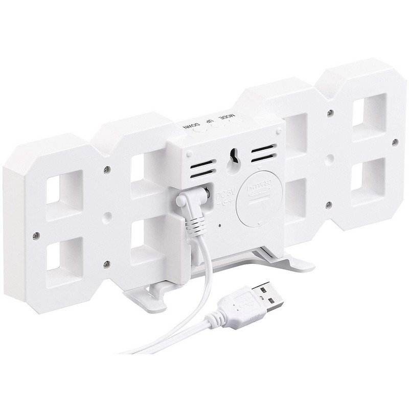 Lunartec watch: Large LED Desk and Wall Clock 7 Segment