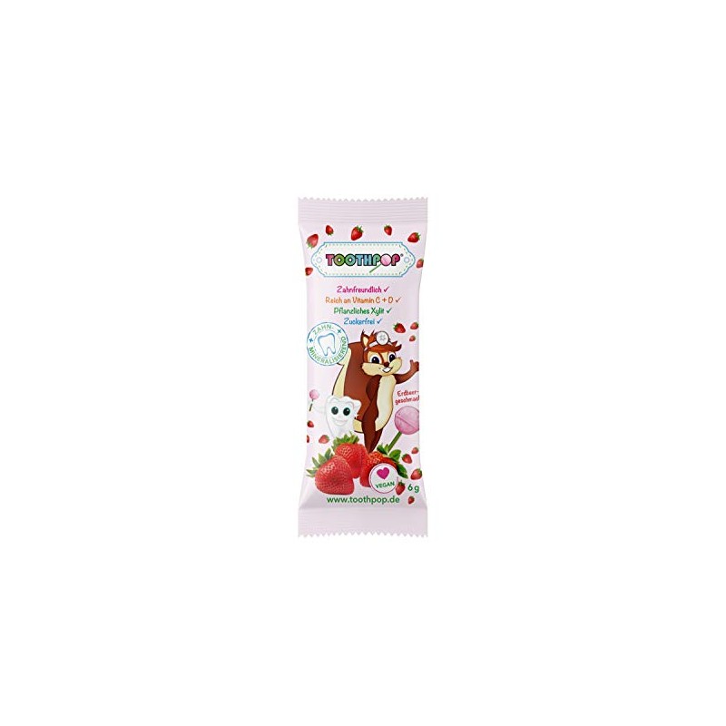 TOOTHPOP Dental Care Lolli Strawberry