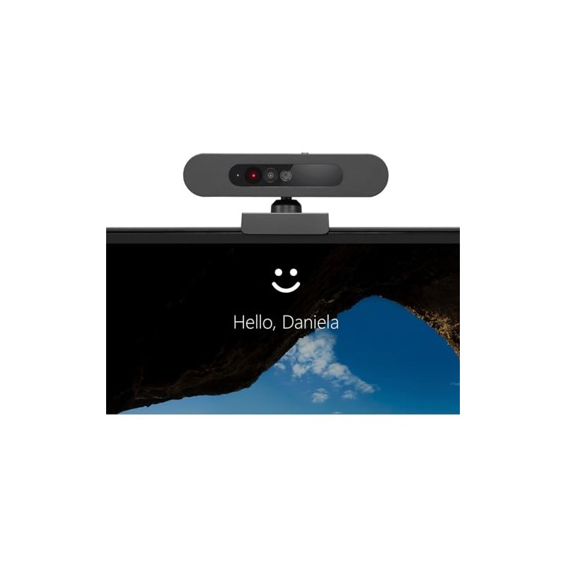 Lenovo 500 Full HD USB Webcam, Negro