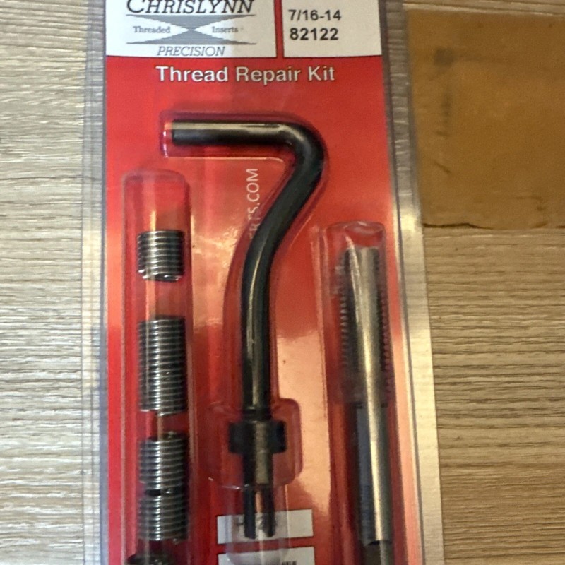 Chrislynn Precision Professional Thread Repair Kit 82122 7/16