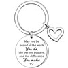AMZQ Coworker Employee Appreciation Gifts Keyring for Men Women Leaving