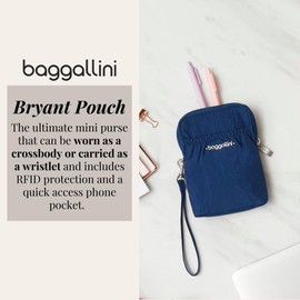 Baggallini Womens Bryant Pouch Travel Accessory- Wallet, Woodrose, One Size US