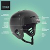 Tsg Dawn Solid Color Helmet Black black Size:S/M
