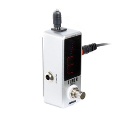 Fame LT-910 Chromatic Tuner for Guitars, Tuning Accuracy +/- 1 Cent, LED Display, Silver Metal Housing, Power Supply Connection, Mono Output Signal, Weight 0.29 kg