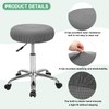 M METERXITY Bar Stool Covers Round for 12-14 Inch Polyester