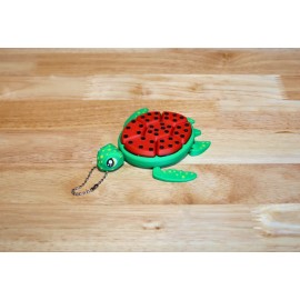 3D Printed Fruit Sea Turtles Fidget, Mechanical Clicker, 3D Printed Fun Toys - Watermelon