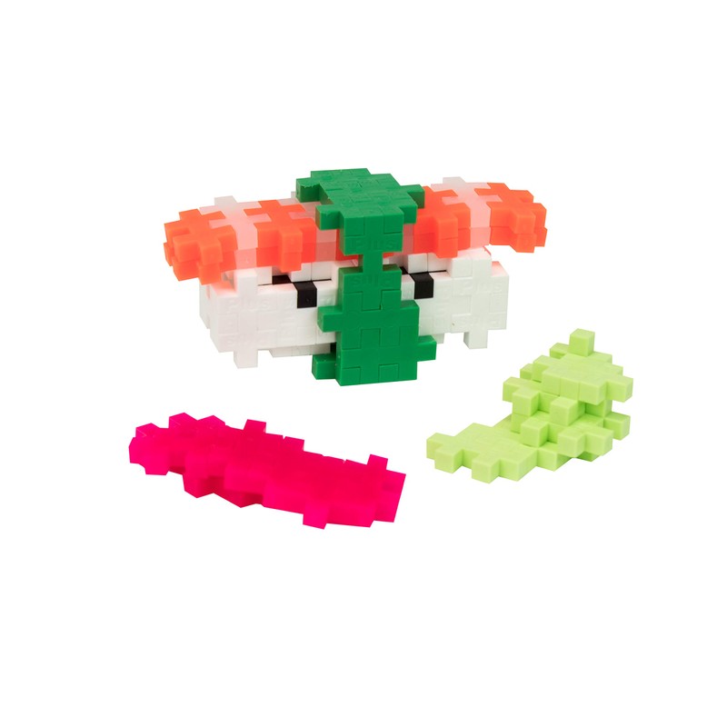 Plus Plus – Sushi – 70 Piece, Construction Building Stem