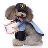 Pet Mail Carrier Costume Soft Funny Costumes Pet Suit with