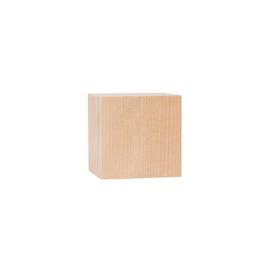 Unfinished Wood Craft Cubes 1 inch, Pack of 50 Small Wooden Blocks to Decorate, Wooden Cubes for Crafts and Décor, by Woodpeckers