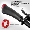 GXCROR Ergonomic Bicycle Grips with Non-Slip Point Design, Shock-Absorbing Rubber