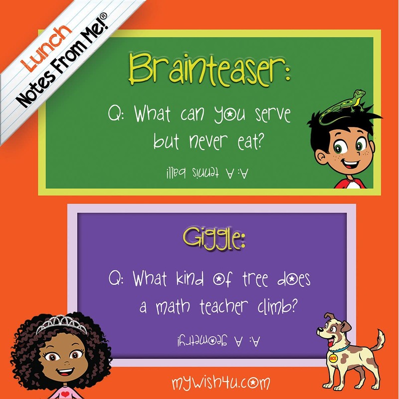 Notes From Me! 101 Tear-Off Lunch Box Notes for Boys