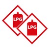 2 x Printwhizz Ltd LPG Warning Sticker Campervan 2 Off