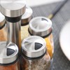 Heiegdr Spice Jars with Rack, Revolving Spice Rack Organizer Countertop