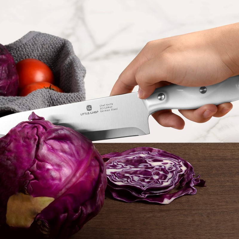 3PCS Chef Knife, Ultra Sharp Kitchen Knife, High Carbon Stainless
