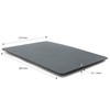 Sets of 4 Slate Grey Recycled Leather Placemats (28cm x